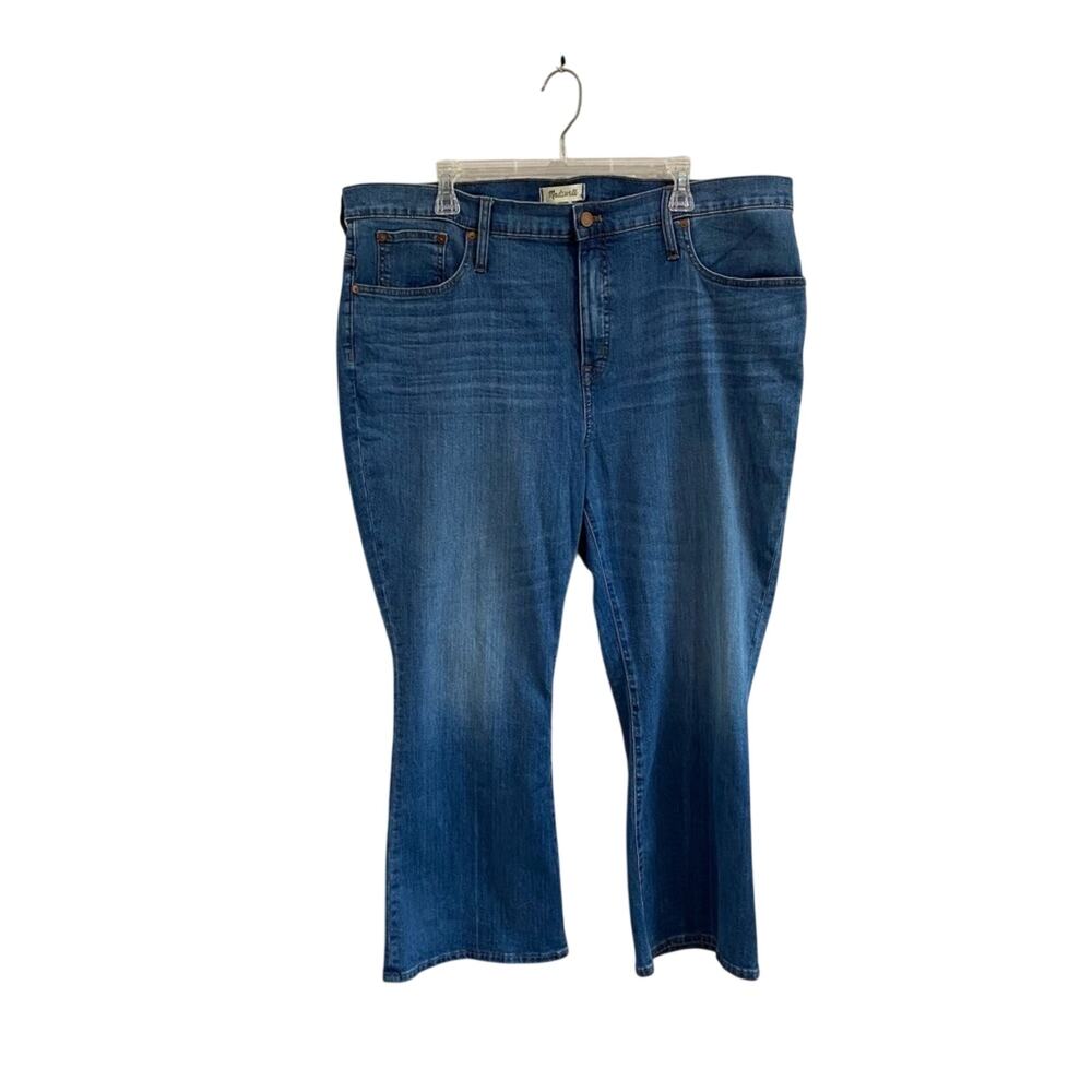Madewell Cali Demi Boot Jeans Tierney Wash High Rise Denim Sz 35